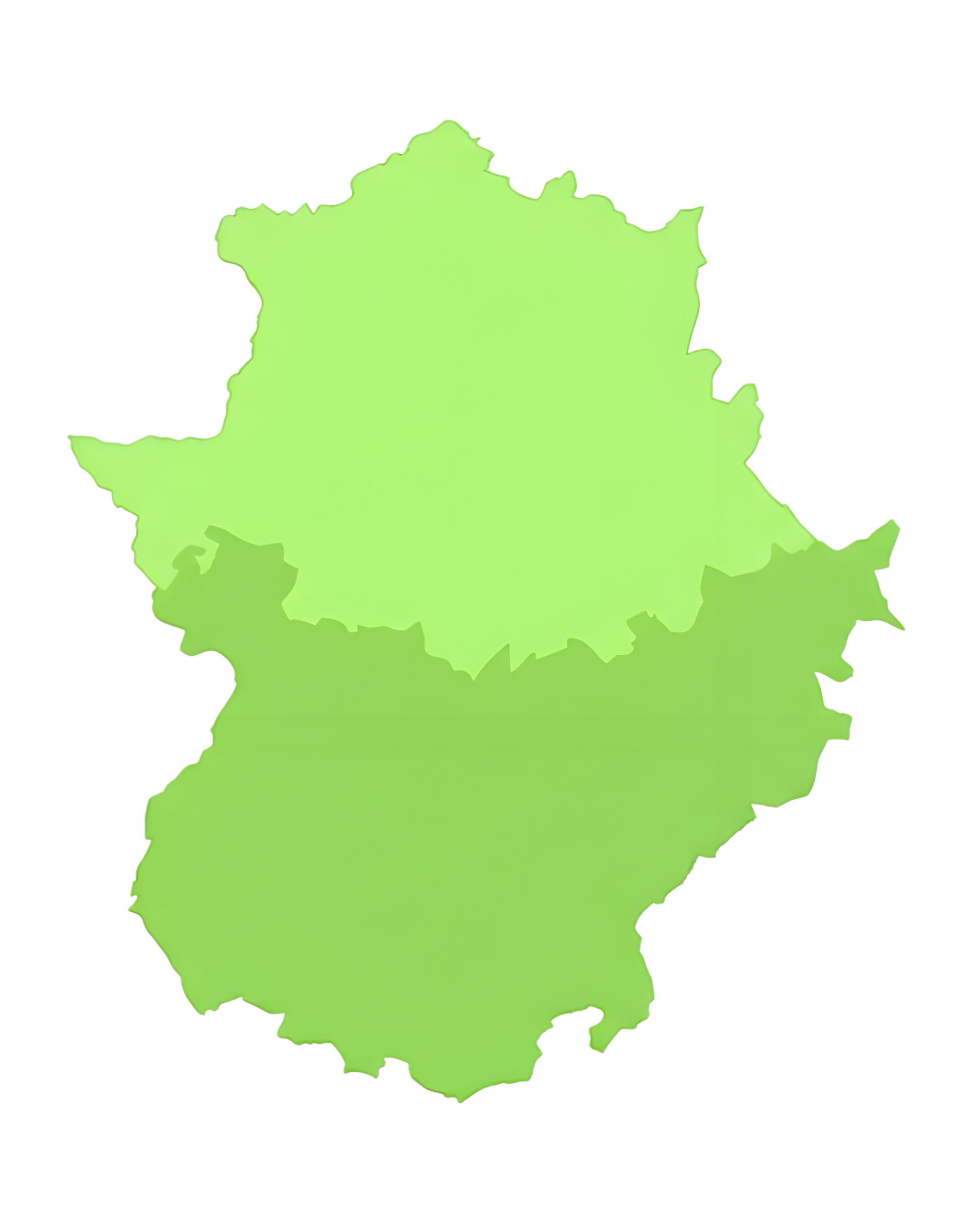 Mapa de Extremadura